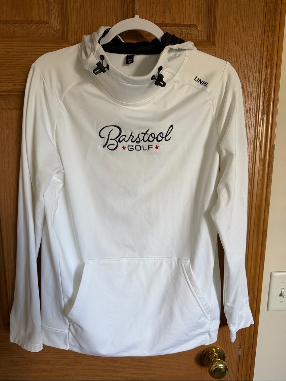Barstool Golf Men’s White Pullover Hoodie